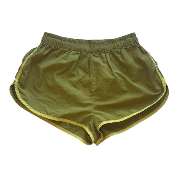 BDG by Urban Outfitters Dazed Dolphin Athletic Shorts Green/Yellow Women’s Small - Picture 3 of 6